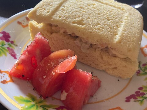 レンジで簡単！小麦粉BPなしの生おから低糖質パン